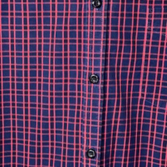 Beverly Hills Polo Club Button Down Men’s Shirt Long Sleeve Plaid - Picture 3 of 4